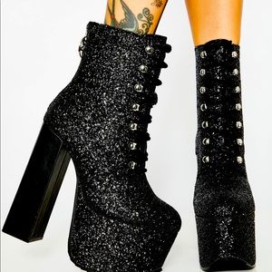 Brand new in box  killstar Bowie boots